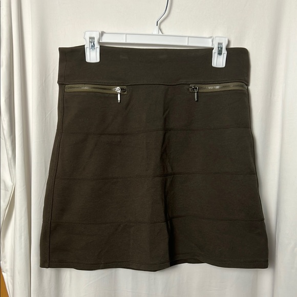 Athleta Strata Ponte A-Line Zipper Skirt Size Small - Picture 1 of 8